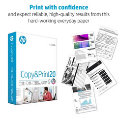 2 Pack HP Copy & Print20 Paper 20lb 8.5×11 Copy Printer Paper 1 Ream 500 Sheets