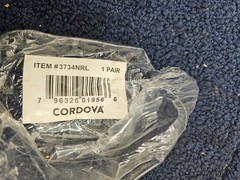 (QTY 3 Pairs) Cordova 3734NRL Safety Machinist Large Size A4 Cut Resistant