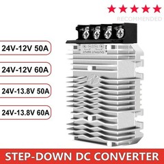 DC DC Converter 24V 36V 48V 60V 72V To 12V/13.8V Step Down Voltage Reducer