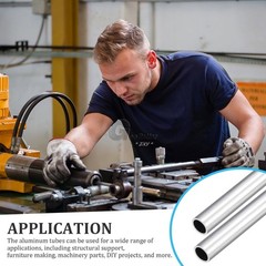 Aluminium Tube 1mm Thickness 3 mm – 40 mm OD Straight 300mm/500mm Length