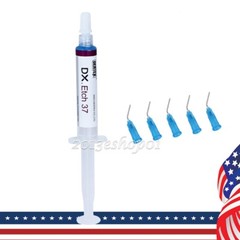 10Pcs Dental 37% Gel de Grabador de Ácido Fosfóric Compuesto F Esmalte y dentina