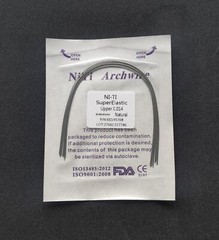 Dental Orthodontic Super Elastic Niti Round Arch Wire Ovoid Form Archwire