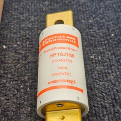 Mersen Ferraz Shawmut HP10J160 Helio Protection Photovoltaic Fuse 160A 1000VDC