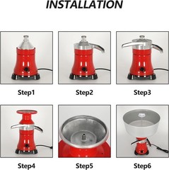 Electric Milk Cream Separator 100L h Stainless Steel Dairy Machine