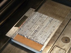 New Letterpress type – 12 point Ehrhardt Roman