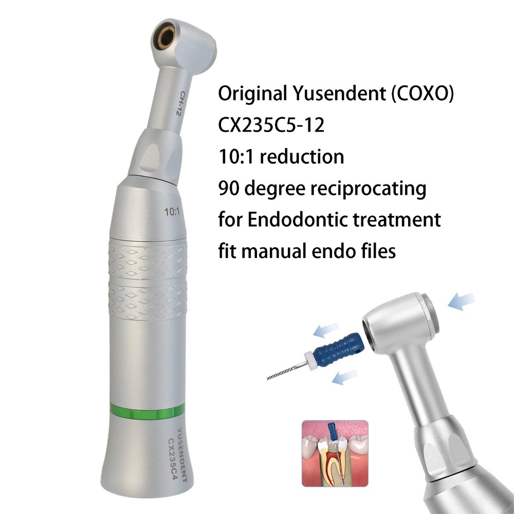 COXO Dental 10:1 Endo Handpiece 90° Reciprocating Contra Angle EC fit Dentsply