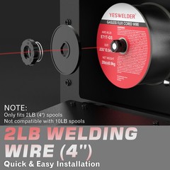 YESWELDER FLUX-140-LT-FLEX 140A 110V Flux Core MIG/Lift TIG/Stick 3-in-1