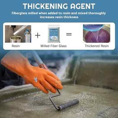 2 Lbs. Fiberglass Milled Glass Fibers Resin Filler Material