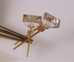 Qty 2: Rare Vintage Western Electric LEDs Historic NOS “Wedge Style”