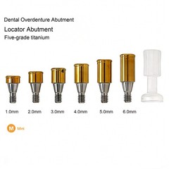 US Nobel Hiossen Zimmer titanium Overdenture Anchor Fit Zest Locator Abutment