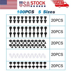 100X Car Trim Panel Clips Bumper Pin Rivet 7 8 9mm Engine for TOYOTA & LEXUS