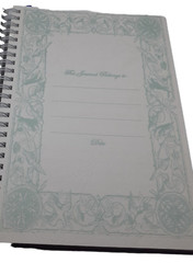 Blank Book Journal Rhapsody LTD English Tea Spiral Spring Floral 8.5″x6″ Gift