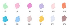 12 Colors Metallic Acrylic Paint Pens for Rock Painting, Extra Fine Tip Metallic