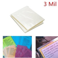200 Pack 3 mil Thermal Laminating Pouches Sheets 11.5” X 9″ Letter Size Clear
