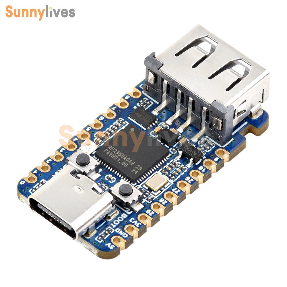 RP2350-USB-A Development Board Based on Raspberry Pi RP2350A Type-C Interface