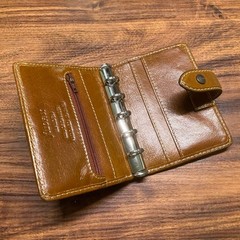 Filofax Malden Ochre Micro Size M5 Leather System Planner Used