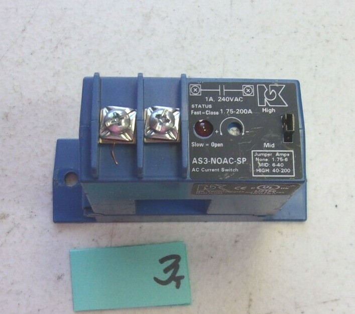 FRESH TAKEOUT NK TECHNOLOGY AC CURRENT SWITCH AS3-NOAC-SP (146-3)