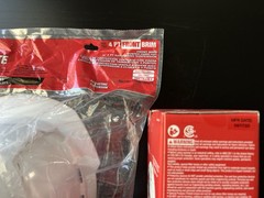 Milwaukee BOLT White Type 1 Class C Hard Hat/ Clear Dual Coat Lens Eye Visor Set