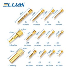 Dental Screw Post Dental Golden Plated Screw Post TITANIUM Screw Post 120Pcs/Box