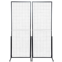 Uimoso 2′ x 5.6′ Grid Wall Panels Tower 2 Packs Wire Gridwall Display Racks