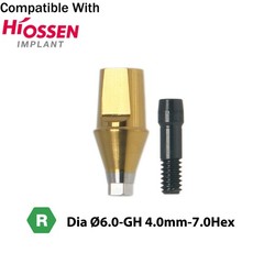 For Oss Dental Straight Transfer Abutment Mini/Regular Compatible Hiossen Osstem