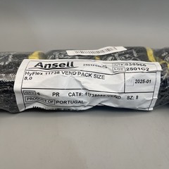 6 Pairs Ansell 11-738 Cut-Resistant Coated Gloves, Cut Level A4 Size 8 New