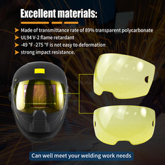 0700000803 Welding Helmet Front Cover Lens fits ESAB Sentinel A50 5 pack