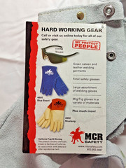 QTY2 MCR Safety Leather Shoe Covers Flame-Resistant Spat 38505MW