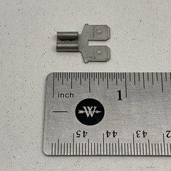 (24-Pack) 1/4″ Tin Plated Brass Blade Spade Quick Connect/Disconnect Splitter