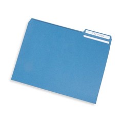 Blue Summit Supplies File Folders – Letter Size, 1/3