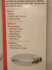 ROAST SLICER/Marlin Scalloped /High Carbon Steel 12″ Blade 75735 Chef Grade Qty