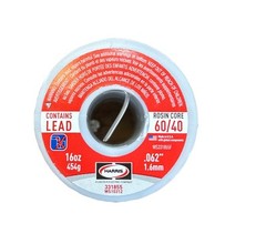 Harris 331855 Rosin Core Solider 1/16 in x 16 oz, 60/40, 60%Tin, 40% Lead