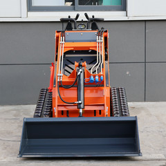 Mini Skid Steer 22HP Twin cylinder Tracked Loader with Attachment Rotarydri