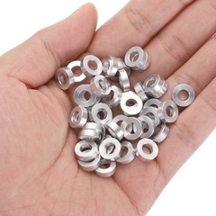 40pcs Aluminum Spacer 5mm Bore x 10mm OD x 3mm Length Screw Standoff Bushing