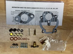 Zenith 61 / 161 series carburetor rebuild kit Allis Case Ford Farmall Oliver