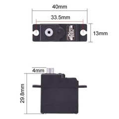 JX Servo PDI-1181MG 18g 3.5KG Digital Servo Metal Gear for WLtoys 144001 WPL …