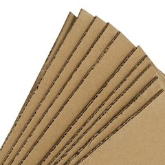 50 Pack 11 x 17 Inches Corrugated Cardboard Sheets 1/8″ Thick Brown Chipboard…
