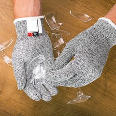 2 pairs Anti-cut Gloves Safety Cut Proof Stab Resistant Kitchen Butcher Cut-Resi