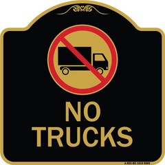 Designer Series – No Trucks With Graphic Black & Gold Heavy Gauge Aluminum
