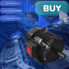 2 HP Electric Motor 1800 RPM 145T Frame TEFC 230/460Volt 3 Phase 60 HZ