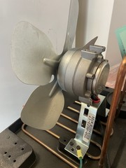 refrigeration condenser cooling fan with fan blade(9.75”) motor 115V 9 Watts