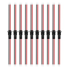 2-Pin For JST SM Plug Male+Female Connector 22 AWG 10CM Electrical Cable Wire