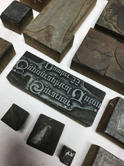 VTG Lot Letter Press Block Stamp Ink Print Type Advertising Wood Copper 2002-23B
