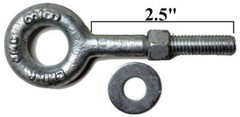 Eye Bolts 2.5″ to 12″ Drop Forged / Hot Dipped Galvanized Steel Eye Bolt Eyebolt