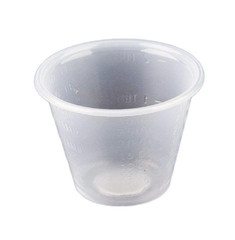 Cup Medicine Plastic 1 Ounce 100 Per Pack – of 100