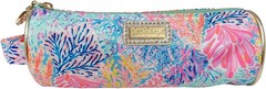 Pencil Case Colorful Zipper Pouch for Office Travel Supplies with Handle 8 Inch