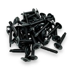 #8 x 3/4″ Phillips Black Sheet Metal Screws, Self Drilling (150 Qty)