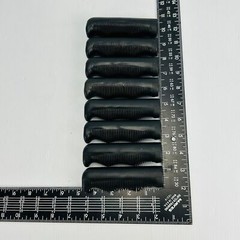 Handle Grips 4-1/2″ Long Black Flangeless For 3/4″ Diameter Handle Lot of 8