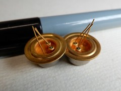 Western Electric Gold Plated 58A Transistors Qty 2 NOS