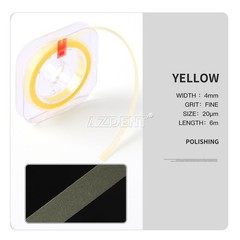 Dental Polishing Strips Resin Coarse Medium Fine 4mm colour-coded grit sizes
